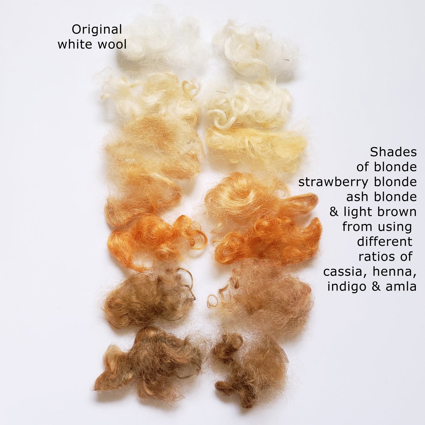 How Cassia dyes white hair a variety of colours