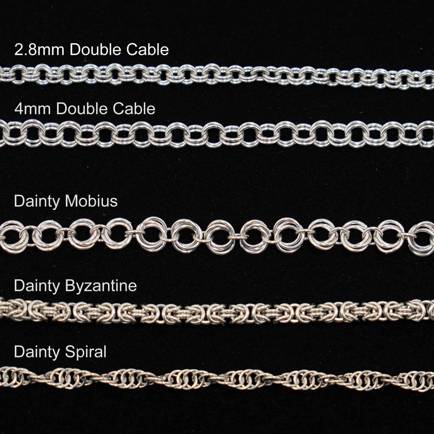 Thin 4mm Cable Chain