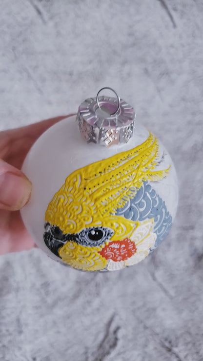 Available Cockatiel Ornament 1