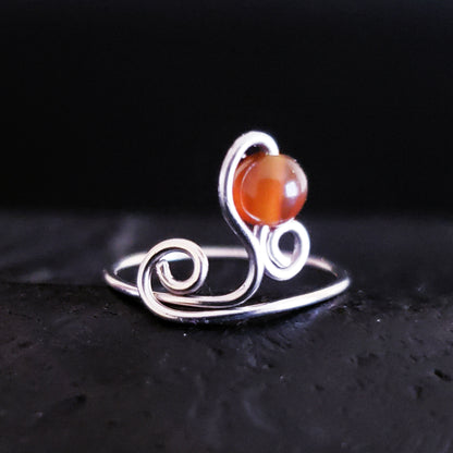 Adjustable Tulip Bead Ring