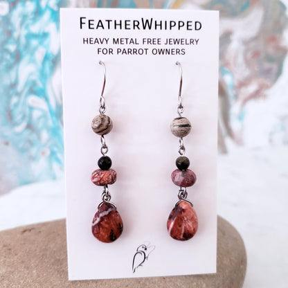 Teadrop Stone Earrings