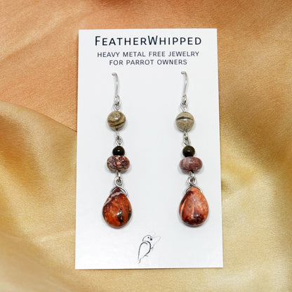 Teadrop Stone Earrings