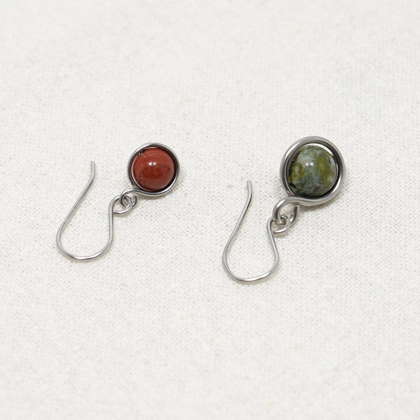 Captured Bead Earrings