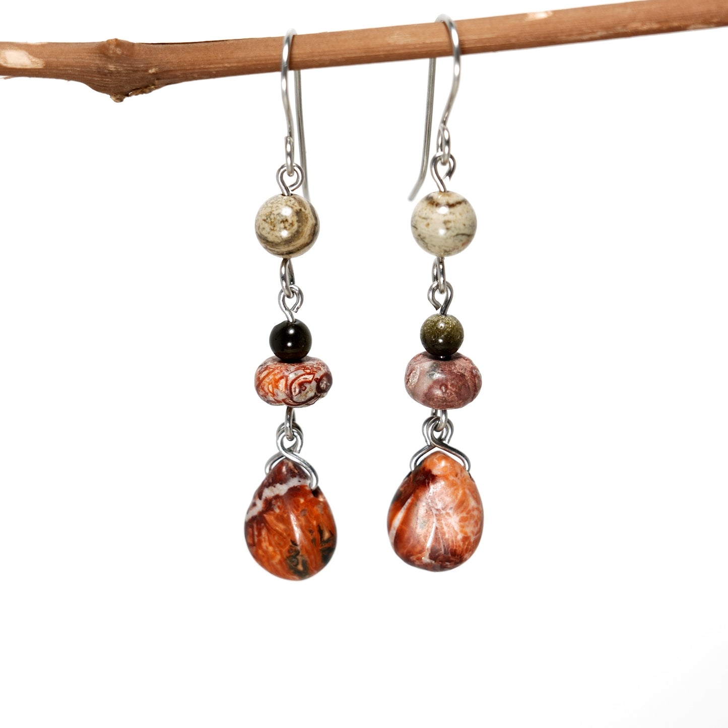 Teadrop Stone Earrings