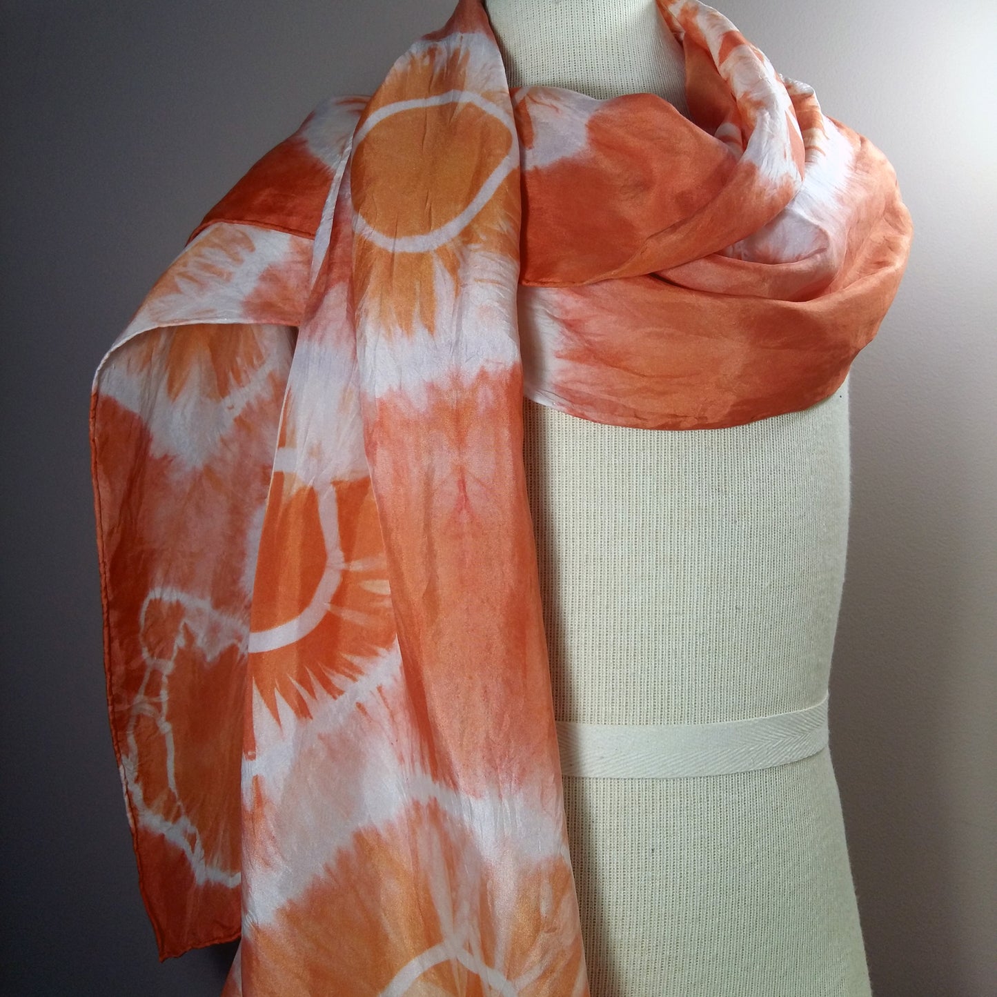 Orange Shibori