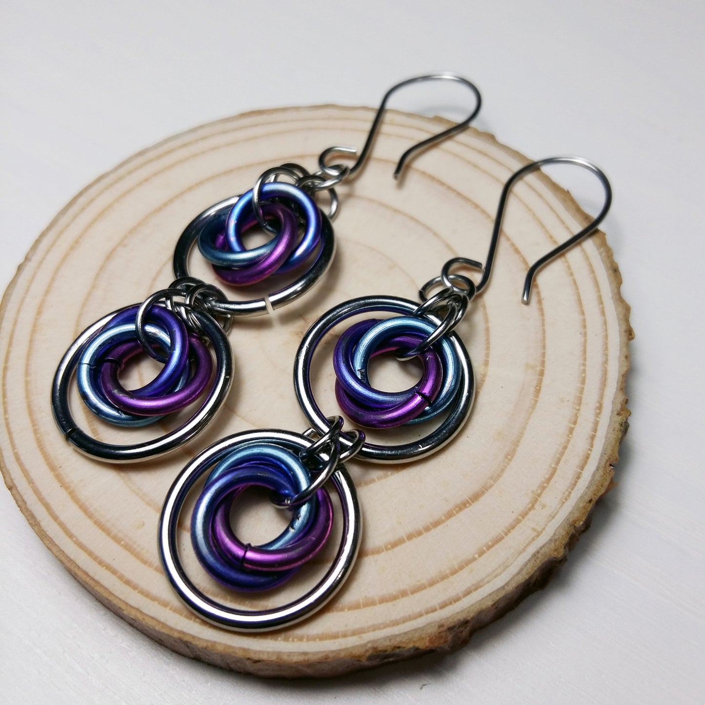 Titanium Rosetta Earrings