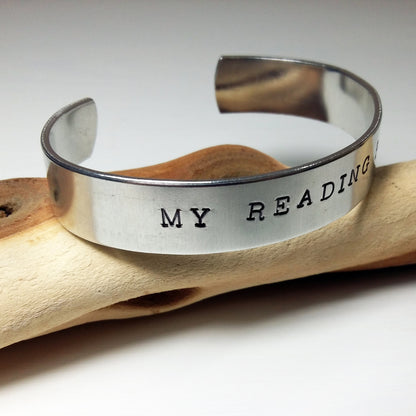 Hand Stamped 1/2" Cuff