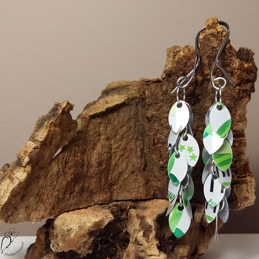 Shaggy Scale Earrings