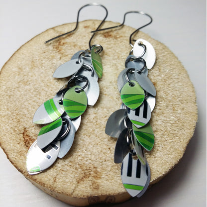 Shaggy Scale Earrings