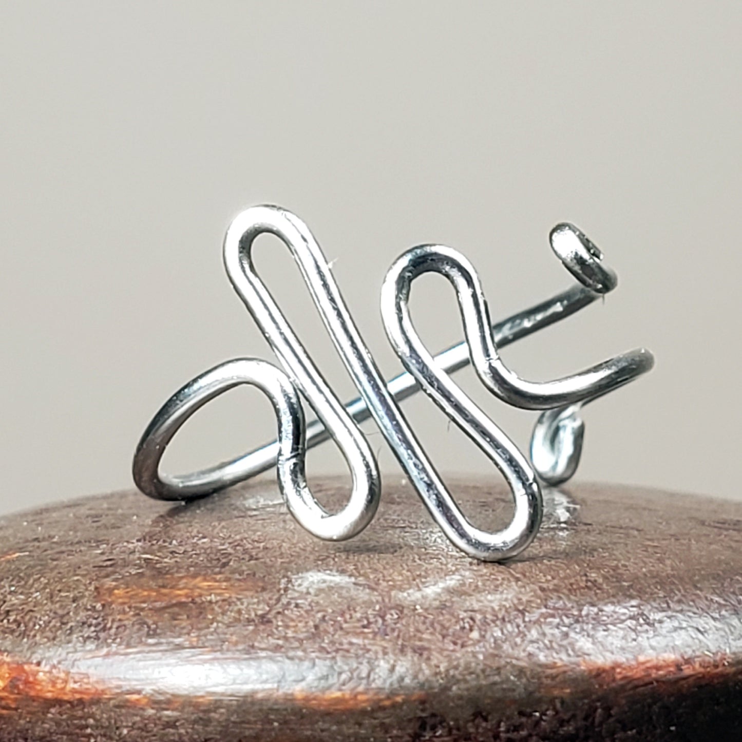 Adjustable Wave 2 Ring