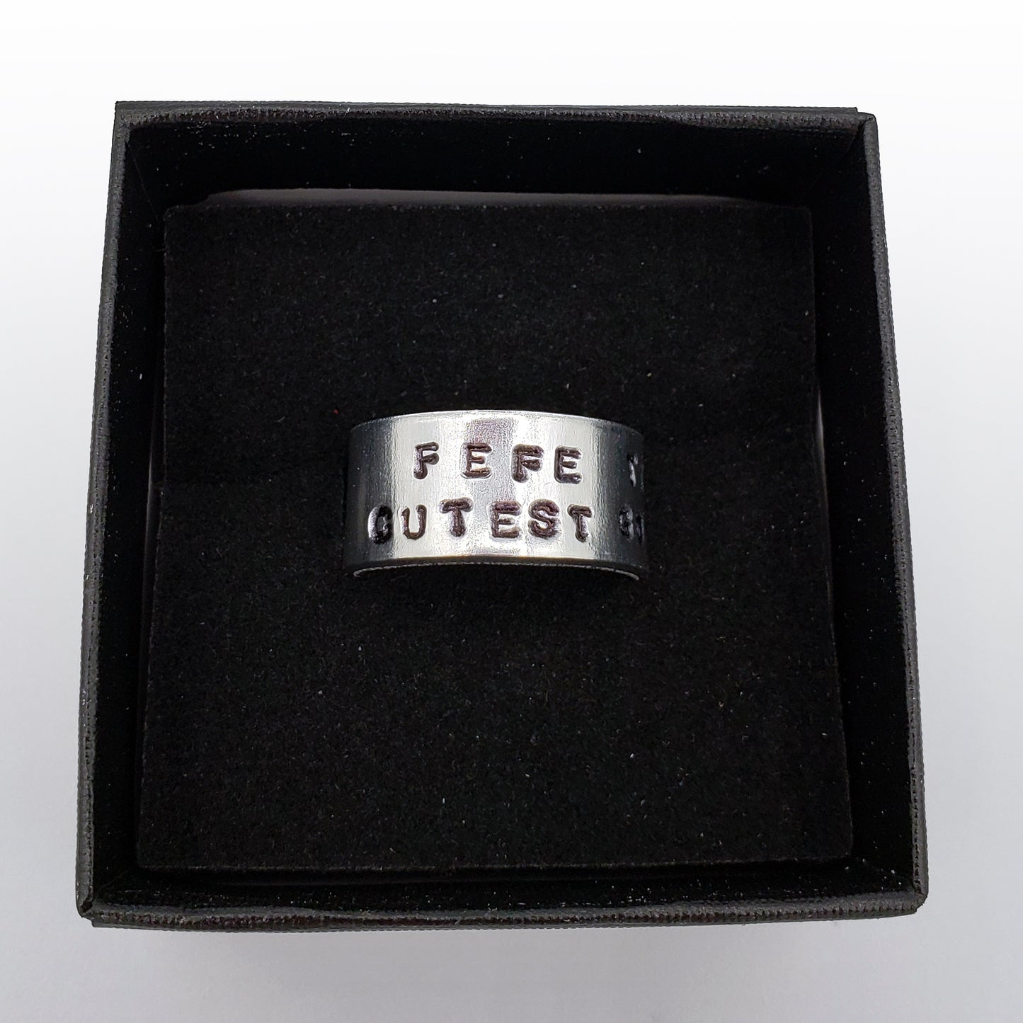 Custom Stamped 3/8" Ring