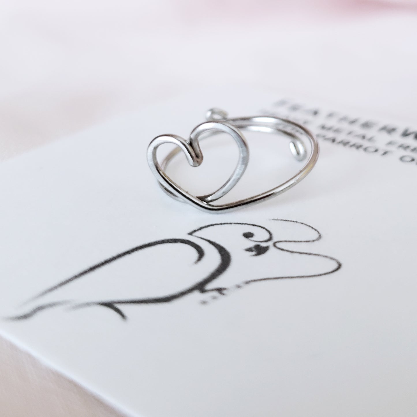 Adjustable Heart Ring