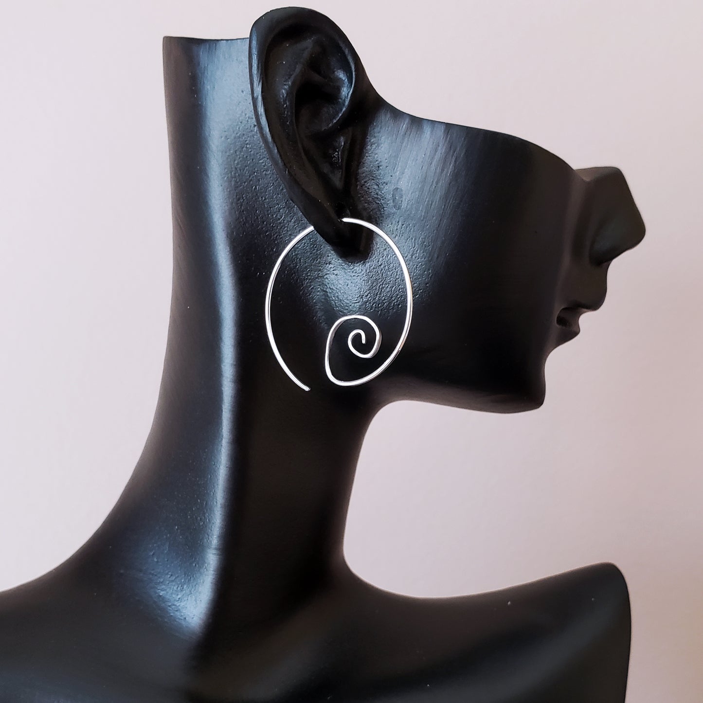 Spiral Hoop Earrings