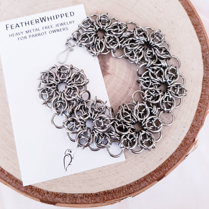 Flower Chainmaille Bracelet