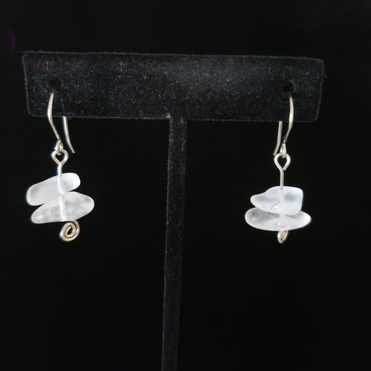 Dainty Quartz Dangles