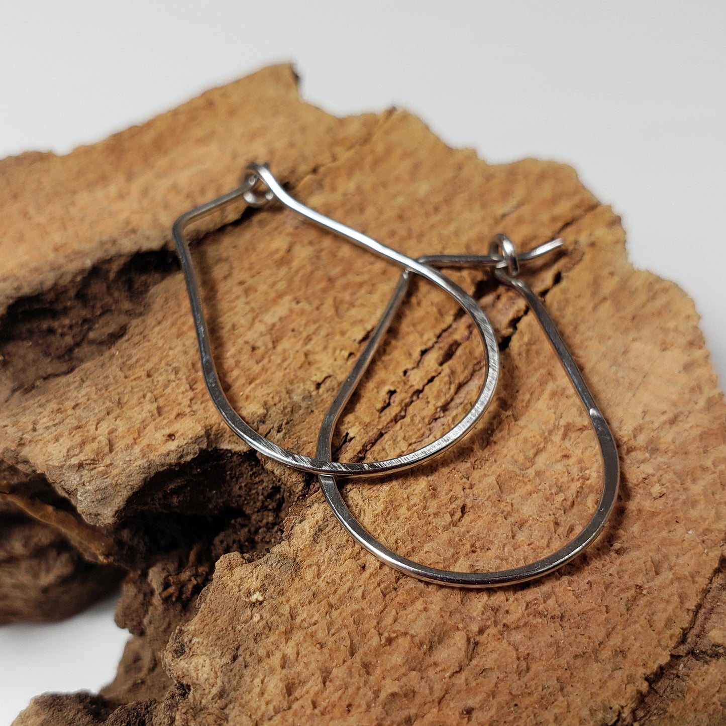 Small Teardrop Hoops