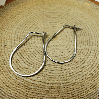 Small Teardrop Hoops