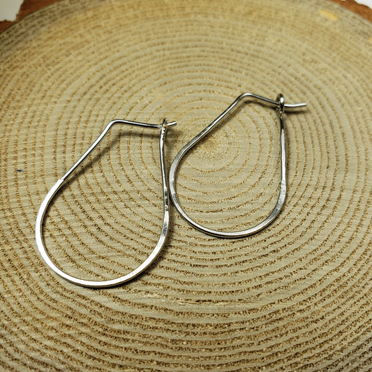 Small Teardrop Hoops