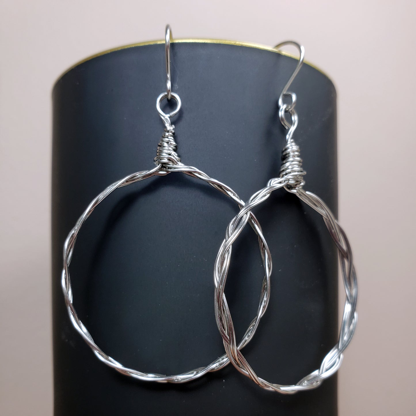 Braided Hoop Earrings